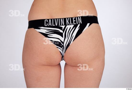 Hips Bottom Woman White Slim Zebra Studio photo references