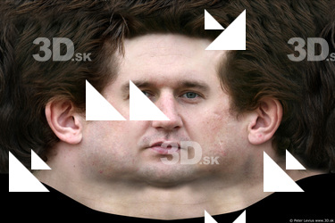 Male head texture