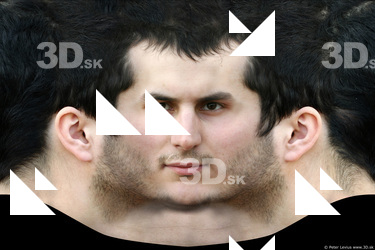 Male head texture