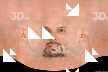 Male head texture