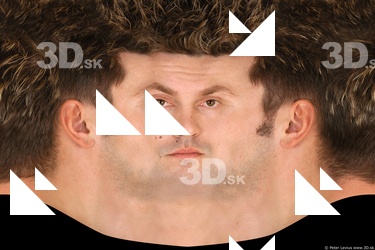 Male head texture