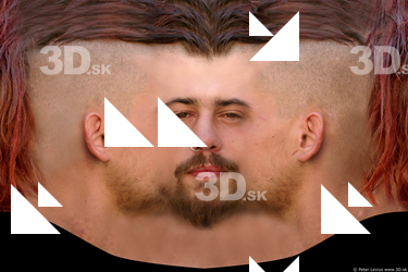 Male head texture