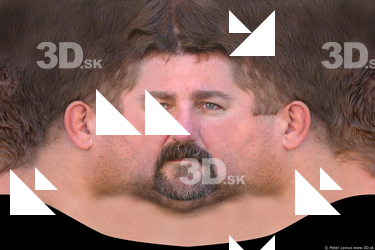 Male head texture