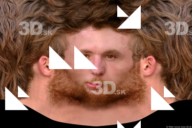 Male head texture
