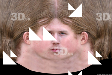 Male head texture