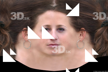 Female head texture