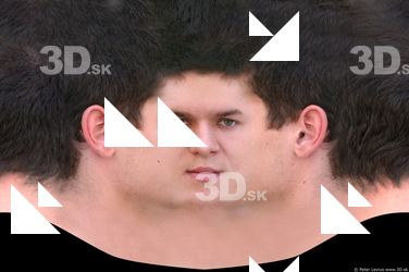 Male head texture