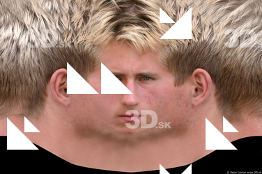 Male head texture