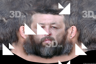 Male head texture