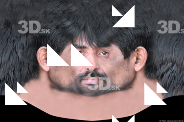 Male head texture