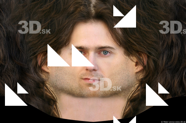 Male head texture