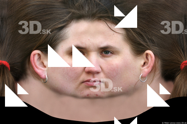 Female head texture