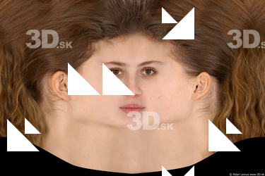 Female head texture