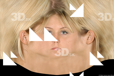 Female head texture