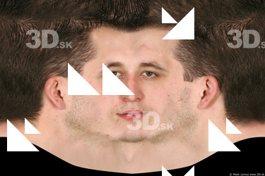 Male head texture
