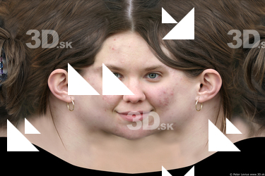 Female head texture