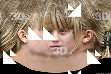 Female head texture
