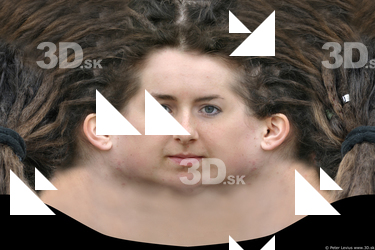 Female head texture
