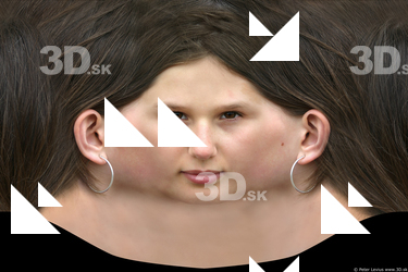 Female head texture