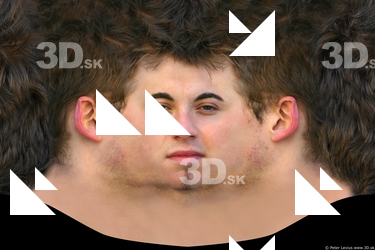 Male head texture