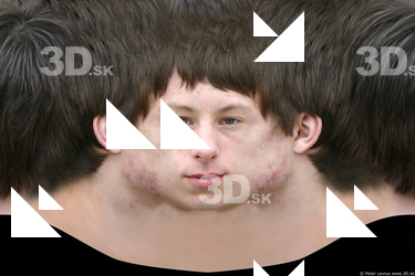 Male head texture