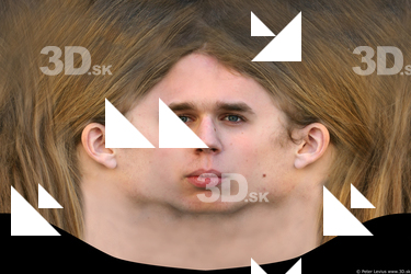 Male head texture