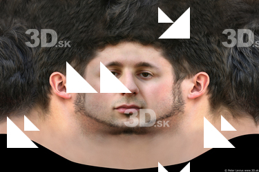 Male head texture