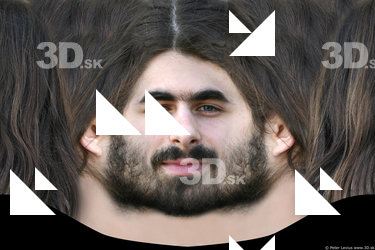 Male head texture
