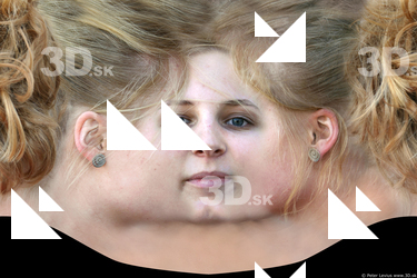 Female head texture