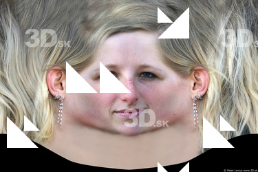 Female head texture