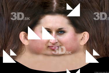 Female head texture