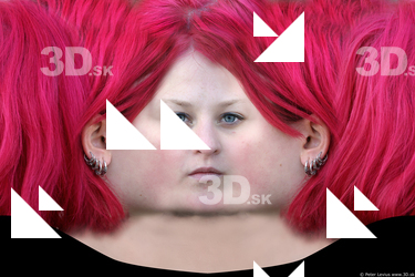 Female head texture