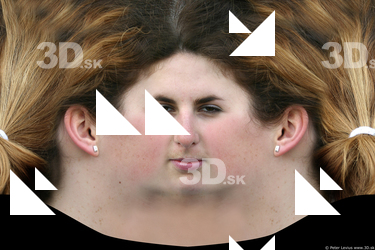 Female head texture