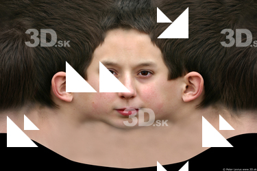 Male head texture