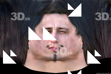 Male head texture