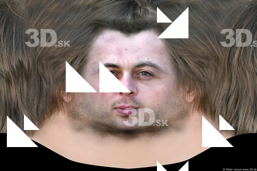 Male head texture
