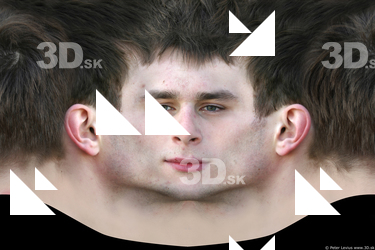 Male head texture