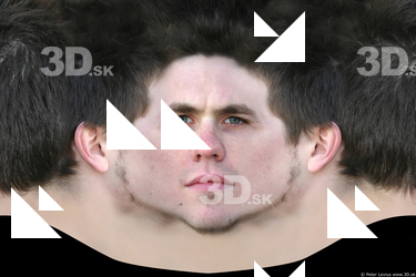 Male head texture
