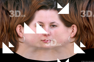 Female head texture