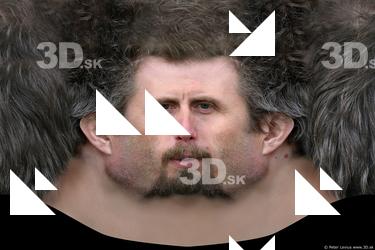 Male head texture