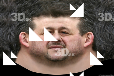 Male head texture