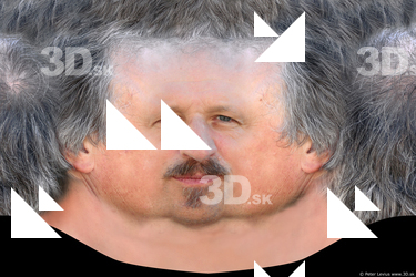 Male head texture