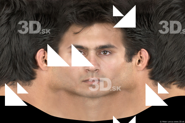 Male head texture