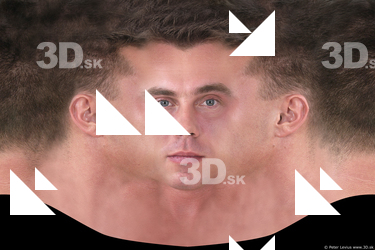 Male head texture