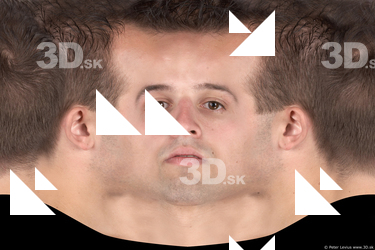 Male head texture