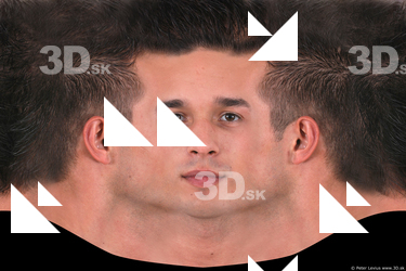Male head texture