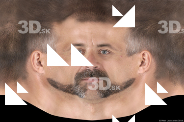 Male head texture