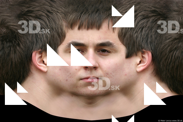 Male head texture