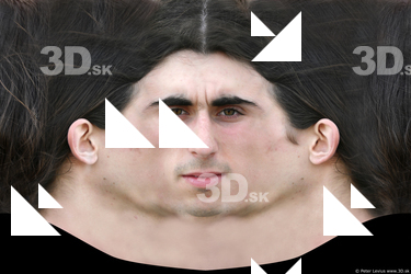Male head texture