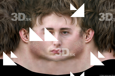 Male head texture